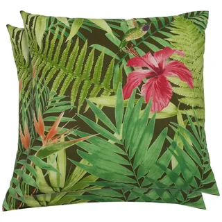 GO-DE Klara Dekokissen 2er Set 40 x 40 cm Grün