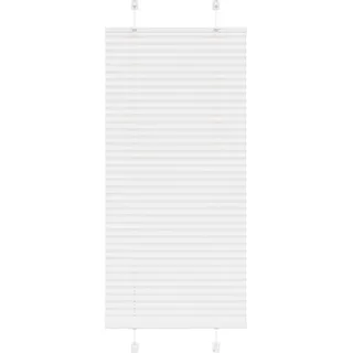 Plissee Weiß 65x150 cm Stoffbreite 64,4 cm Polyester - Weiß