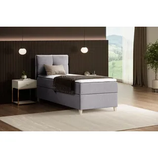 beautysofa HELEN MINI 100 x 200 cm Grau