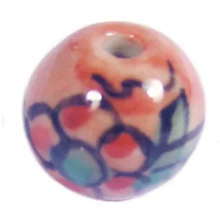 INNSPIRO Keramik glasierte Kugel orange Durchmesser 12 mm. 50u.