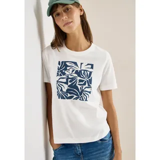 Cecil Damen, T-Shirt mit Rundhals, und Frontprint