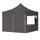 Faltpavillon 3 x 3 m inkl. 4 Seitenteile Dunkelgrau