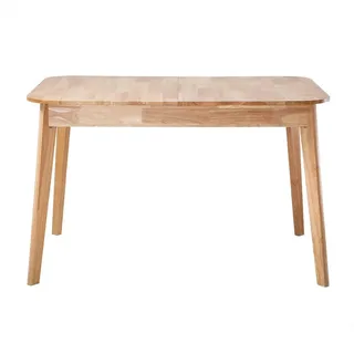 CaliCosy Ausziehtisch 80 x 75 x 80 cm Nussbaumfarben