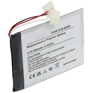 AccuCell Li-Polymer-Akku - 950mAh (3.7V) - für MP3-Player, Musik Player wie Apple 07-001-01, 616-0333, 616-0341, 616-0343, LN3657361YGMB, P11G68-01-S0