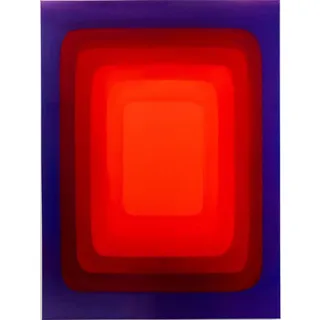 Kare Design "Leinwandbild Tendency, Blush", bunt (farbe bild(er): blau, rot), B:120cm H:160cm T:3,5cm, Bilder, Leinwandbild