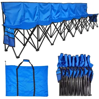 Vevor Campingbank Tragbar Blau