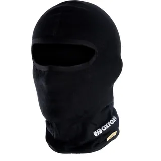 Oxford Deluxe Merino Sturmhaube - Schwarz