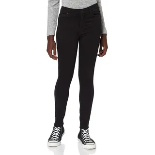 7 for All Mankind Damen HW Skinny Crop Skinny Jeans,per Pack Schwarz (Black LQ),W31/L28 (Herstellergröße:31)