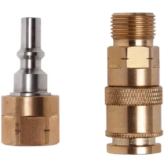 Rothenberger Industrial Schnellkupplung für Gasgeräte mit 3/8 Zoll Anschluss