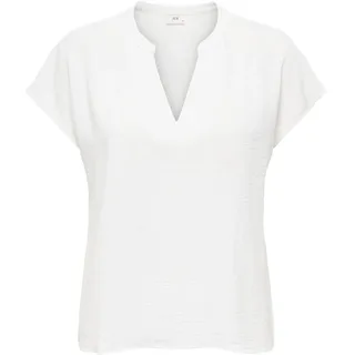 JdY Damen Jdylion S/S Top WVN Noos Bluse, Cloud Dancer, 44 EU