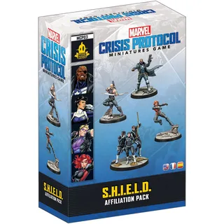 Asmodee Asmodee, Marvel Crisis Protocol – S.H.I.E.L.D., Affiliation Pack, Tabletop