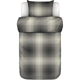 Marc O'Polo Bettwäsche »Phia, 100% Bio-Baumwollflanell« 2 Stk., tlg., schwarz,