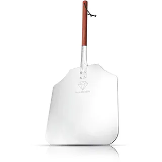 Iron Bakery Professionelle Pizzaschaufel mit extra starkem Eichenstiel 66 cm – Hochwertige Pizzaschaufel für perfekt gebackene Pizzen
