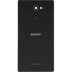 Sony Back Cover für Xperia M2 Aqua schwarz, Smartphone Akku