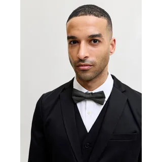 JACK & JONES "JACSOLID STRUCTURED BOWTIE SN", Kunstfaser, schwarz,