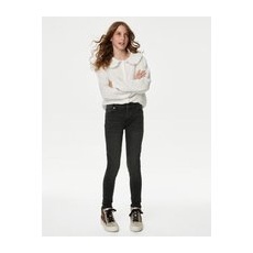 Girls M&S Collection Skinny Denim Jeans (6-16 Yrs) - Black Denim, Black Denim - 15-16
