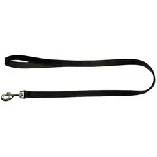 Kerbl VEGAS Führleine schwarz, 22 mm 240 cm, genäht, ausschnallbar (Hund, Hundesport), Halsband + Leine