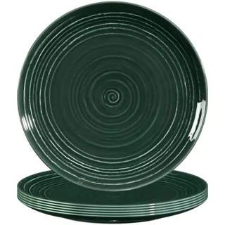 SELTMANN WEIDEN Frühstücksteller Terra 22,5 cm grün 6er Set
