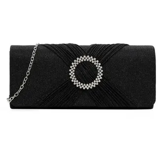 TAMARIS Amalia Brooch Clutch Black