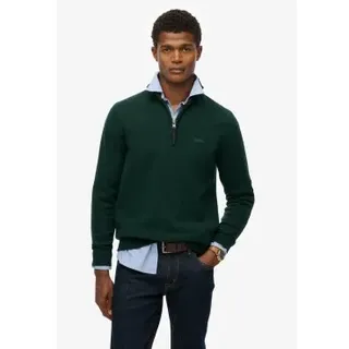 Superdry für Herren. M6110688A Grüner Wollpullover (XL), Lässig, Wolle