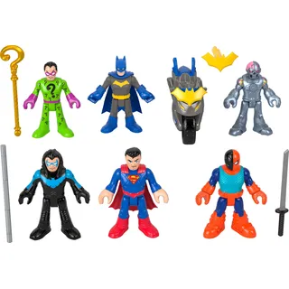Fisher-Price Imaginext DC Super Friends Batman Spielzeuge Deluxe Figurenset 12-teiliges Spielset