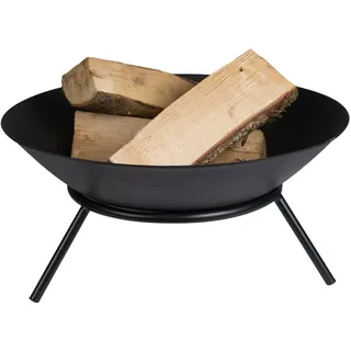 Perel Feuerschale Ø 56 cm Schwarz