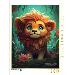 CALVENDO Puzzle Der stolze Löwe | Lege-Größe cm Foto-Puzzle für glückliche Stunden
