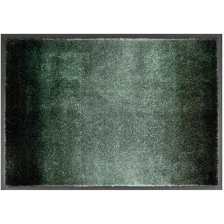 Schöner Wohnen FUßMATTE , Waldgrün , Textil , Farbverlauf , rechteckig , 50x70 cm , Bsci , schmutzabweisend, für Fußbodenheizung geeignet, rutschhemmend, pflegeleicht , Teppiche und Böden, Schmutzfangmatten, Fußmatten
