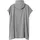 Bademantel Poncho Cool Mid Gray S/M