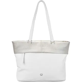 GERRY WEBER Schultertasche Keep In Mind Shopper LHZ Metallic Cold weiß - Weiß