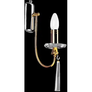 Lüsterartige Lampe Kristallkandelaber Wandleuchte Lüster Wand Lampen - Gold