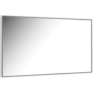 Dieter Knoll Wandspiegel , Grau, Klar , Glas , rechteckig , 121.9x69.1x5.5 cm , Made in Germany , in verschiedenen Größen erhältlich, waagrecht montierbar , Garderobe, Garderobenspiegel