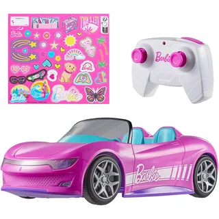 Hot Wheels Puppenzubehör Spielzeugauto ferngesteuertes pinkfarbenes Cabrio JBH05
