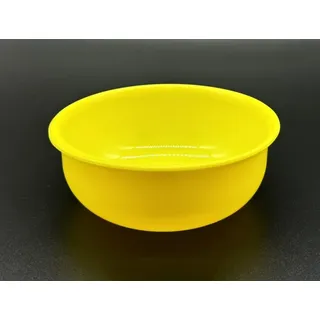 Kimmel Schüssel 200 ml Schale Müslischale Dessertschale Kompottschale, aus Kunststoff Plastik Mehrweg bruchsicher stapelbar, Farbe gelb