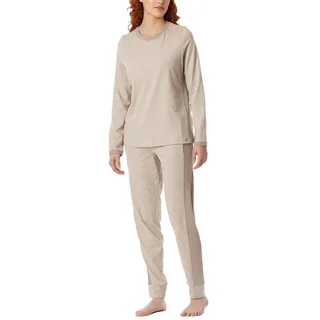 Schiesser Damen Schlafanzug Set lang weiche Baumwolle - Nightwear