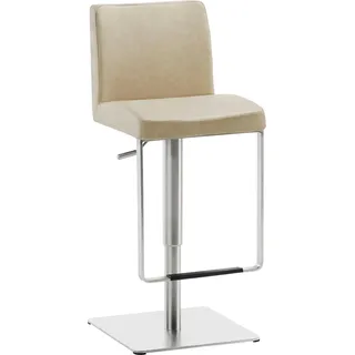 Mayer Sitzmöbel Barhocker »Bar- und Tresenhocker myBREAK« Gestell Edelstahl gebürstet, beige