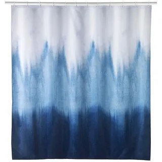 Wenko Duschvorhang Alara 180 x 200 cm Batik-Optik mehrfarbig