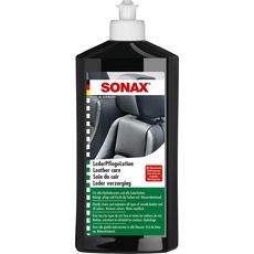 SONAX Soin du cuir (500 ml) emulsion de nettoyage et d'entretien pour tous les cuirs lisses et toutes les couleurs | Réf: 02912000-810
