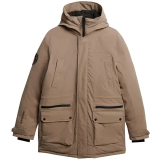 Superdry City Padded Parka Timber Wolf Brown L