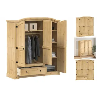 vidaXL Kleiderschrank Corona 151,5x52x170 cm Massivholz Kiefer