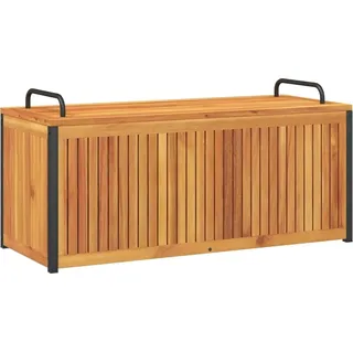 vidaXL Gartenbox 110x45x42/53 cm Massivholz Akazie und Stahl - Braun