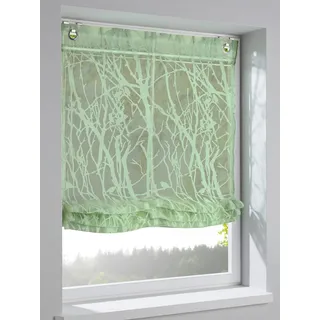 Raffrollo HEINE HOME Gr. 2, grün, B:60cm H:140cm, Raffrollos, Raffrollo