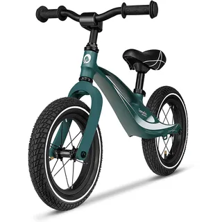 Lionelo Bart Air Laufrad ab 2 Jahre bis zu 30 kg, Magnesiumrahmen, 12 Zoll Räder, Lenkrad und Sattel höhenverstellbar, Lenkradschloss, Fußstütze, Tragegriff, Ultraleicht