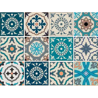 Home Affaire »Ornamente« Stickerfliesen, selbstklebend, Sticker, 12er Set,
