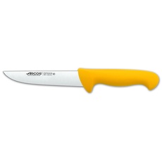 Arcos Serie 2900 - Metzgermesser Steakmesser - Klinge Nitrum Edelstahl 160 mm - HandGriff Polypropylen Farbe Gelb