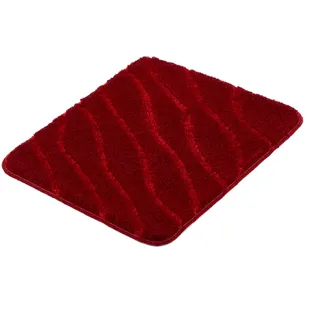 KLEINE WOLKE Badteppich Tram Rot 65 x 55 cm