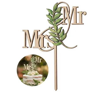 Mr Und Mrs Cake Topper,Hochzeitstorte Tortendeko,Tortenstecker Hochzeit,Personalisiert Tortentopper,Brautpaar & Hochzeitspaar Torten,Kuchendeko Für Verlobung,Hochzeitstorten Deko,Hochzeitsdeko Torte