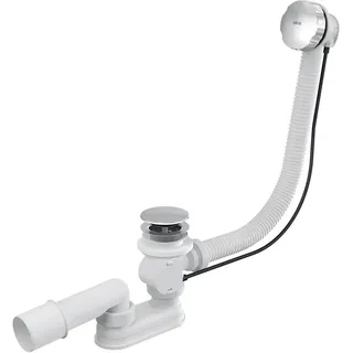 alcadrain s.r.o. Alcadrain A55KM Badewannen Ab- und Überlaufgarnitur Automat, Metall