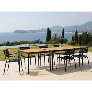 Outdoortisch Four Houe braun, Designer Henrik Pedersen, 75x160x90 cm