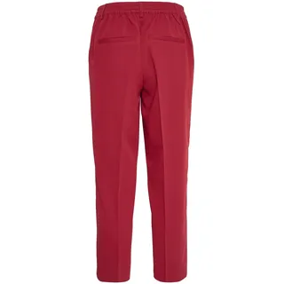 KAFFE Pants Suiting KAsakura Damen Hose 3/4 Capri Casual Arbeitshose Gerades Bein Freizeithose High Waist Caprihose Sun-Dried Tomato 44